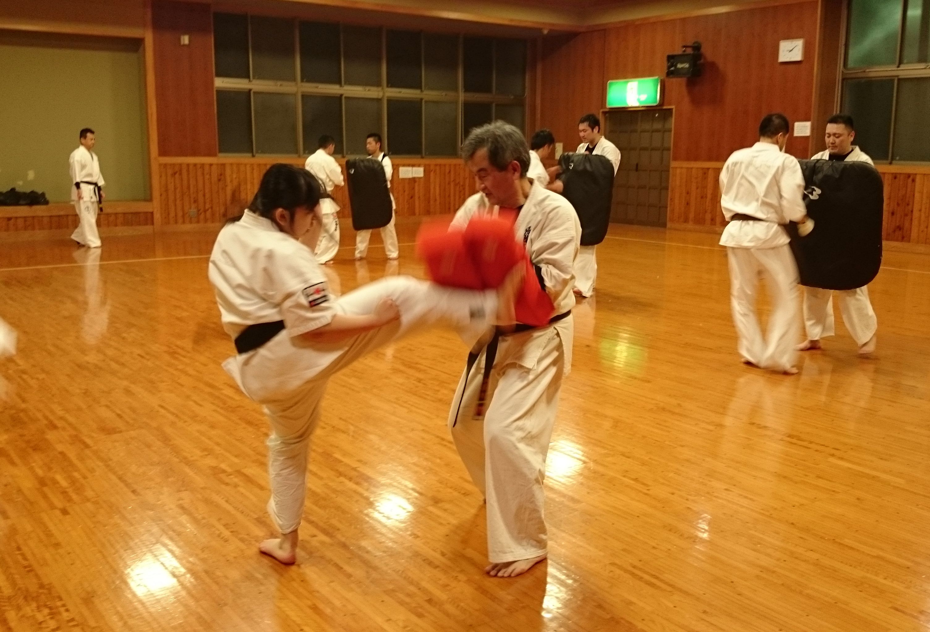 新極真静岡　タイ支部中川指導員強化稽古