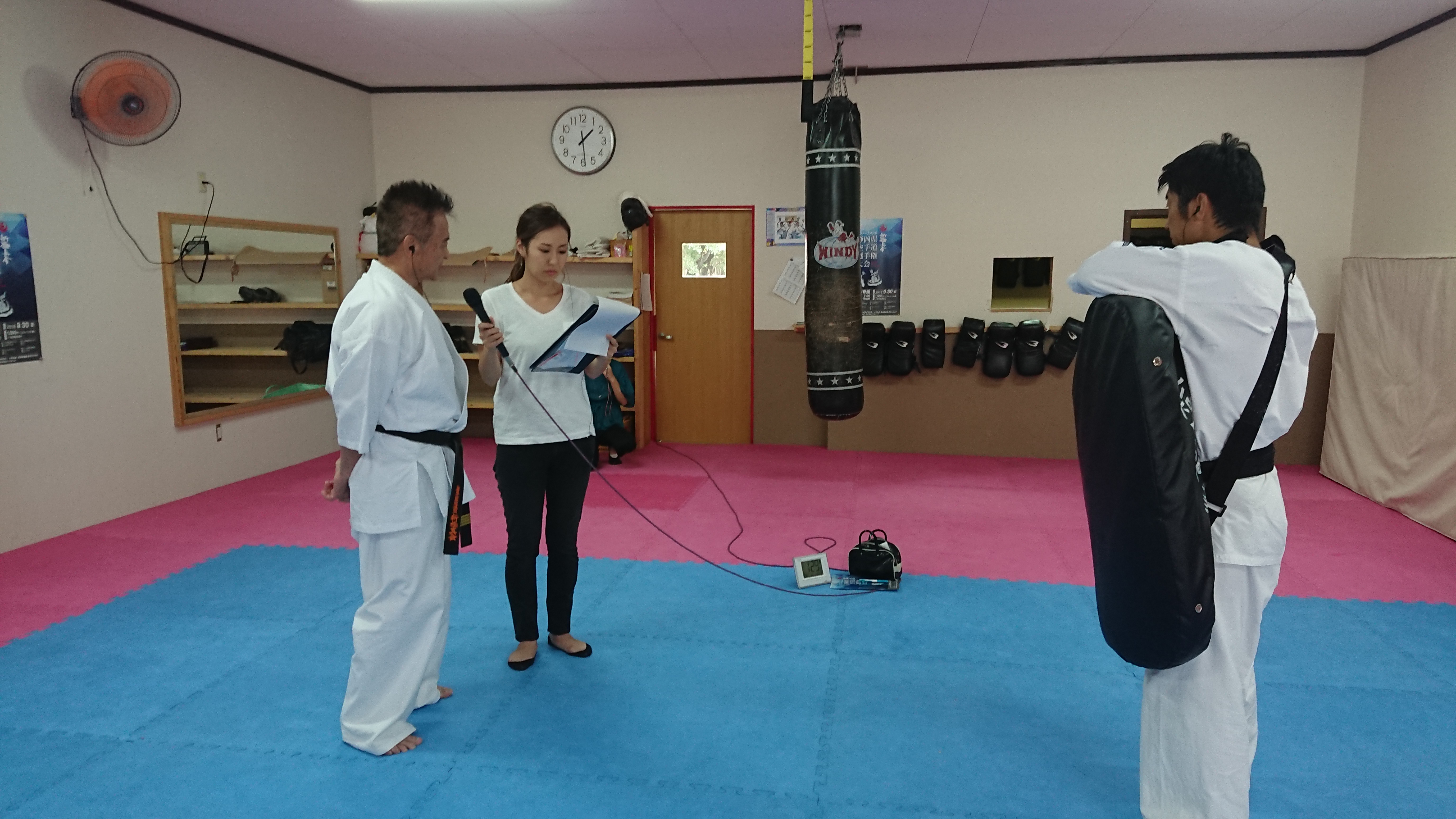 上田朋子のGoing My West in 新極真会静岡支部小豆餅道場