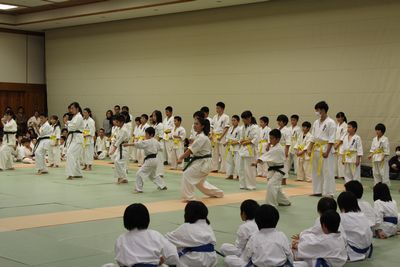 新極真会空手静岡支部昇級審査