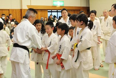 新極真会空手静岡支部昇級審査