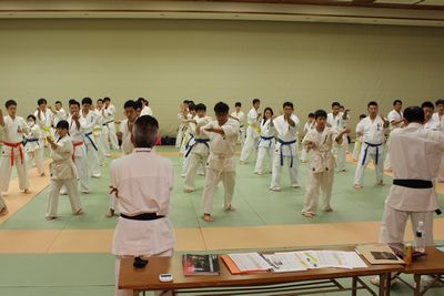 新極真会空手静岡支部昇級審査